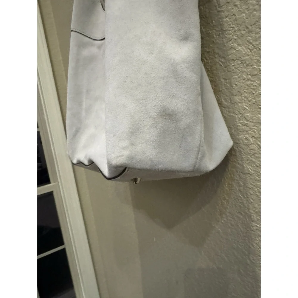 Anna Paola Cream Suede‎ Hobo Bag Luce